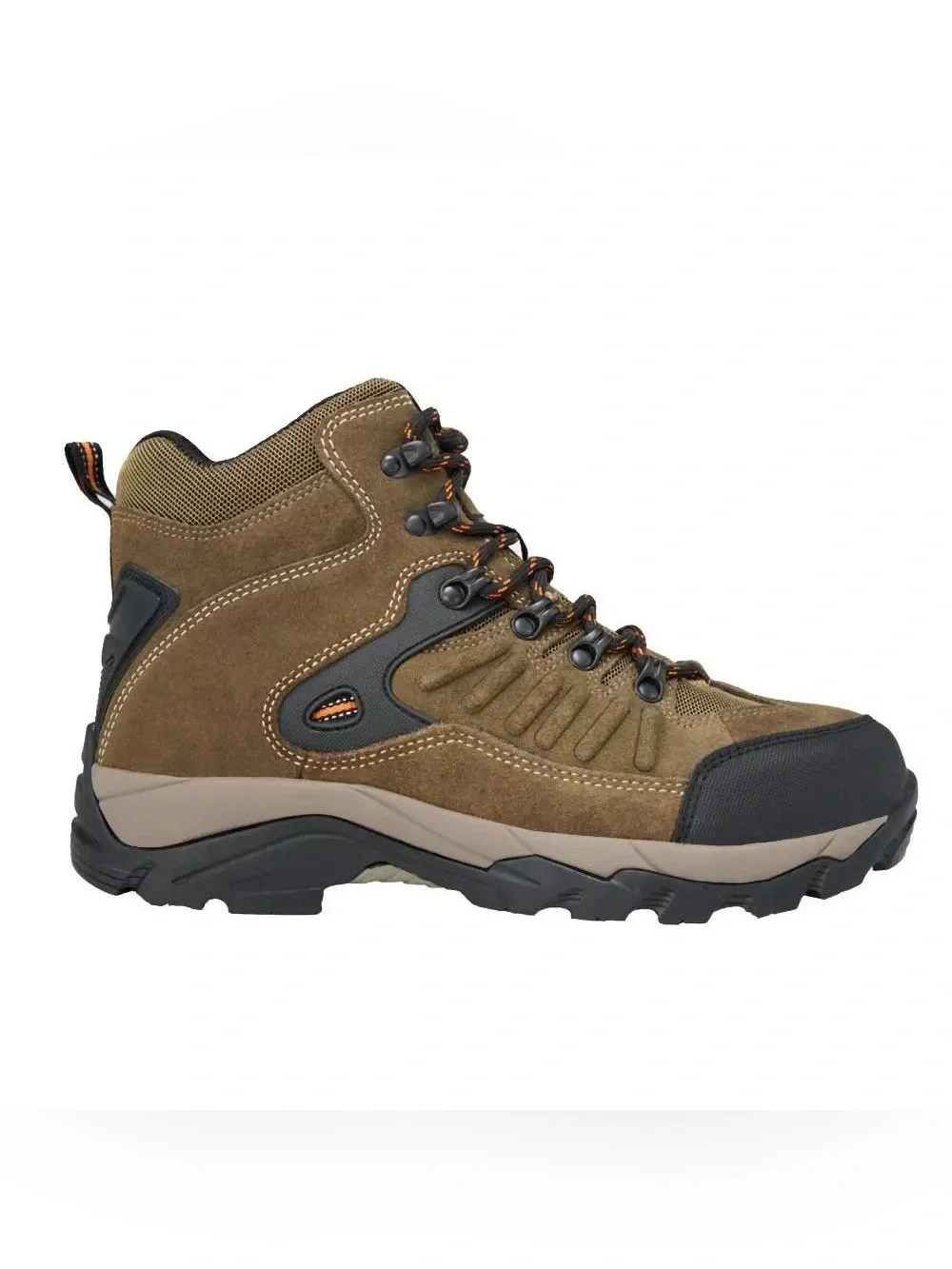 Tamarack Men's Waterproof Mid Hiker, Brown Steel Toe